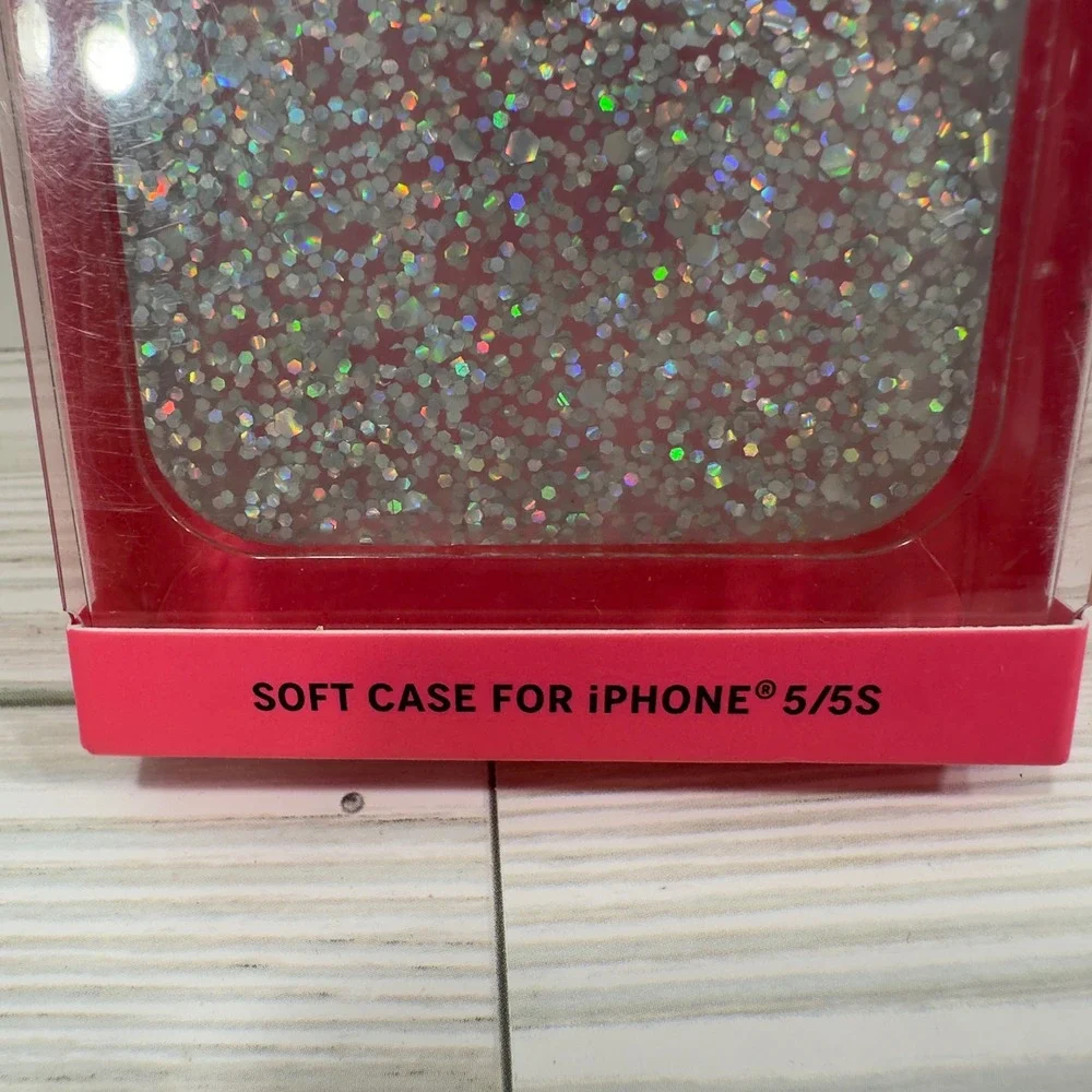 NEW‎ Victoria's Secret 2014 Fashion Show London iPhone 5/5s Glitter Heart Case